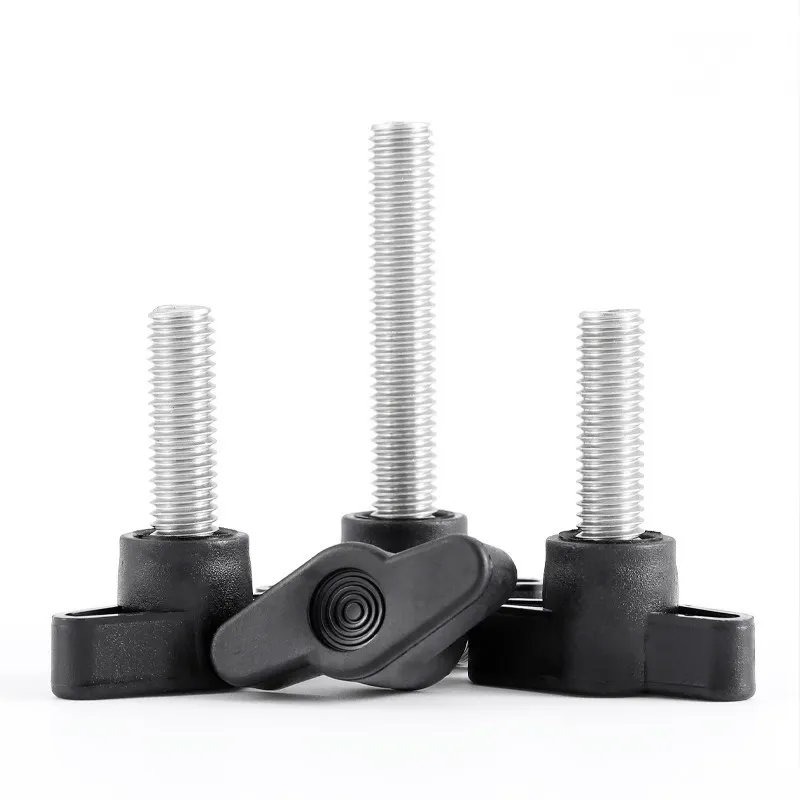 Hand tighten screws