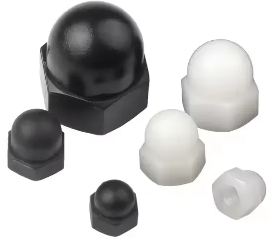  Nylon/Plastic Hex Domed Cap Nut