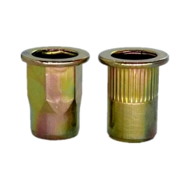 Flat Head Knurled Rivet Nut